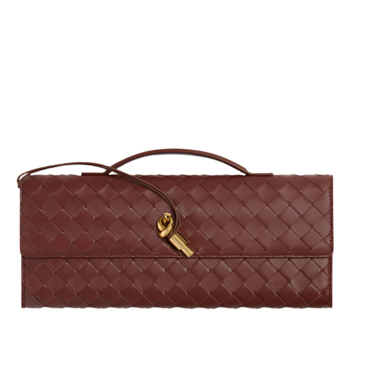 andiamo clutch-sapele purse