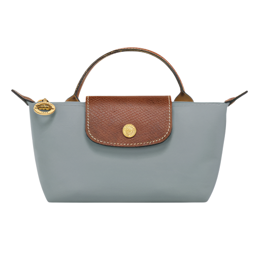 mini pouch handbag-  grey purse