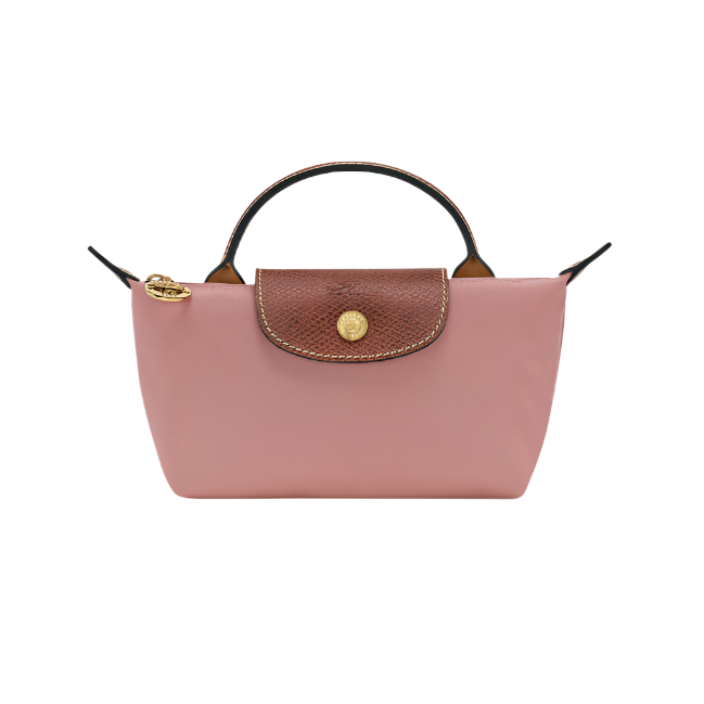 mini pouch handbag-  pink purse